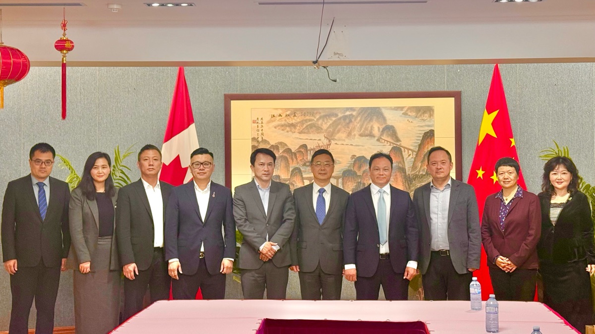 加中建筑总会拜访中国驻多伦多总领馆 ：就深化中加建筑合作展开深入会谈