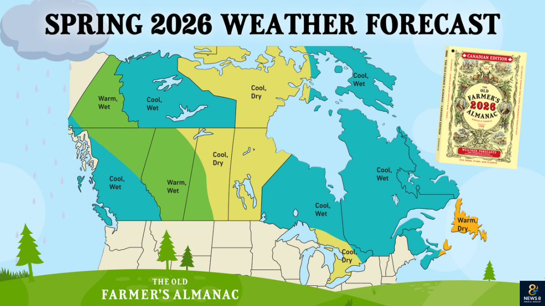 老农年鉴预警:加拿大今春将异常偏冷!