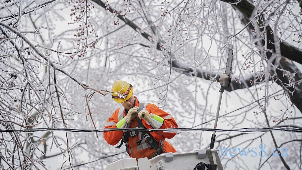 橙色预警：魁北克省南部和安大略省东部预计有冰暴