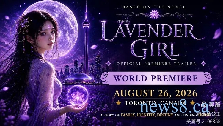 原创小说到AI动画宇宙Lavender Girl 影展版多伦多全球首映,Toronto Sisi Productions Inc Launches成立