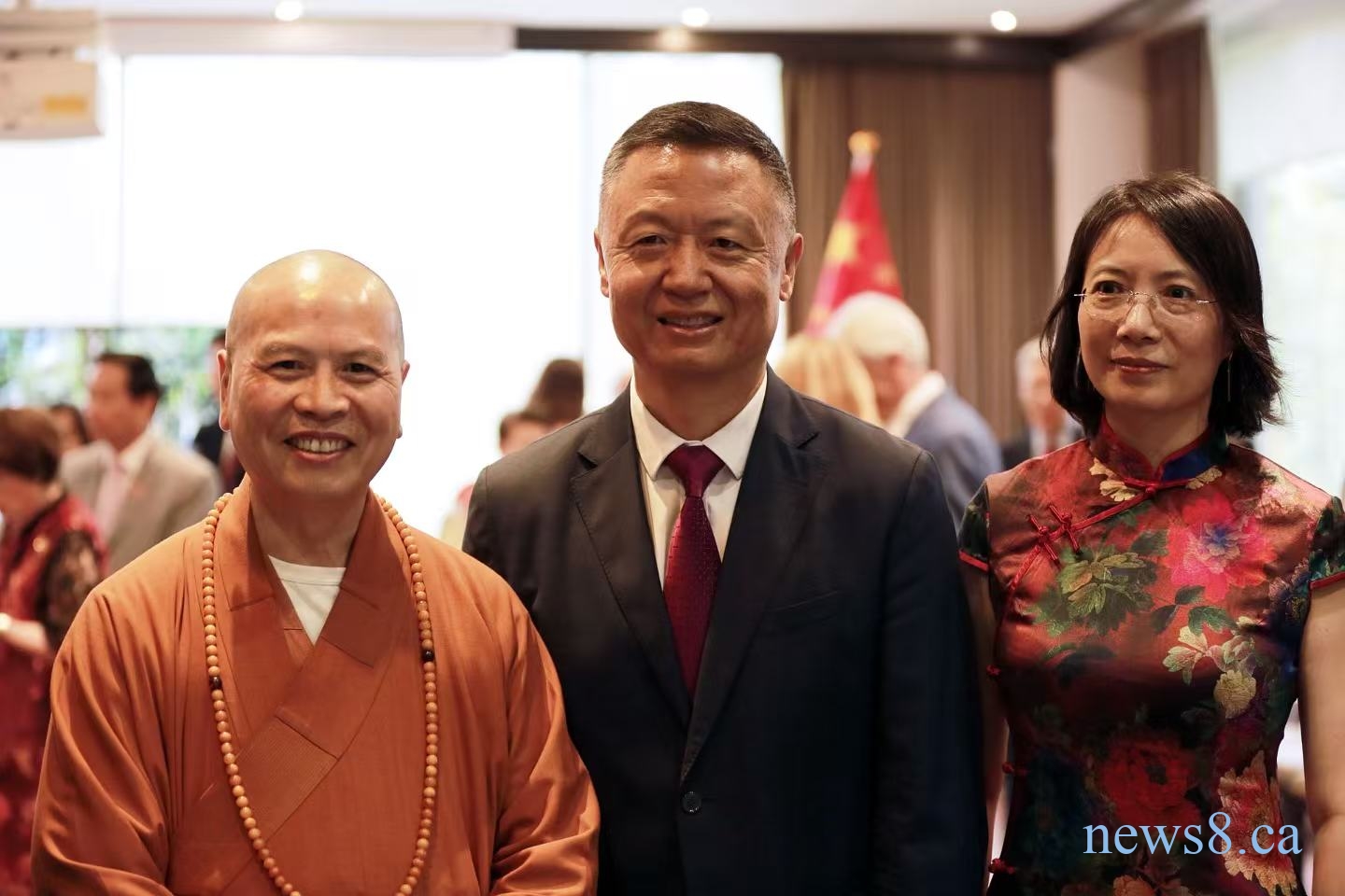心系祖国　文化相连 ：——达义大和尚应邀出席庆祝中华人民共和国成立77周年活动